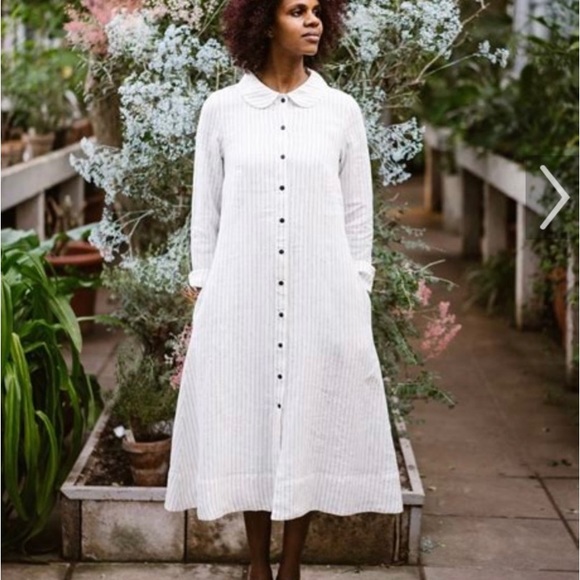 Son De Flor Dresses Son De Flor Symphony White Button Down Dress 0 Son De Flor Dresses Son De Flor Symphony White Button Down Dress 0
